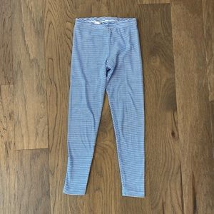 Royal Blue/White Pinstripe Leggings by Tea Collection